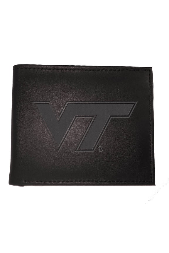 Black Virginia Tech Hokies Hybrid Bi-Fold Wallet