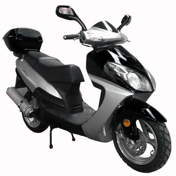 Black Vitacci EAGLE 150cc Scooter, 4 Stroke, Air-Forced Cool,Single Cylinder
