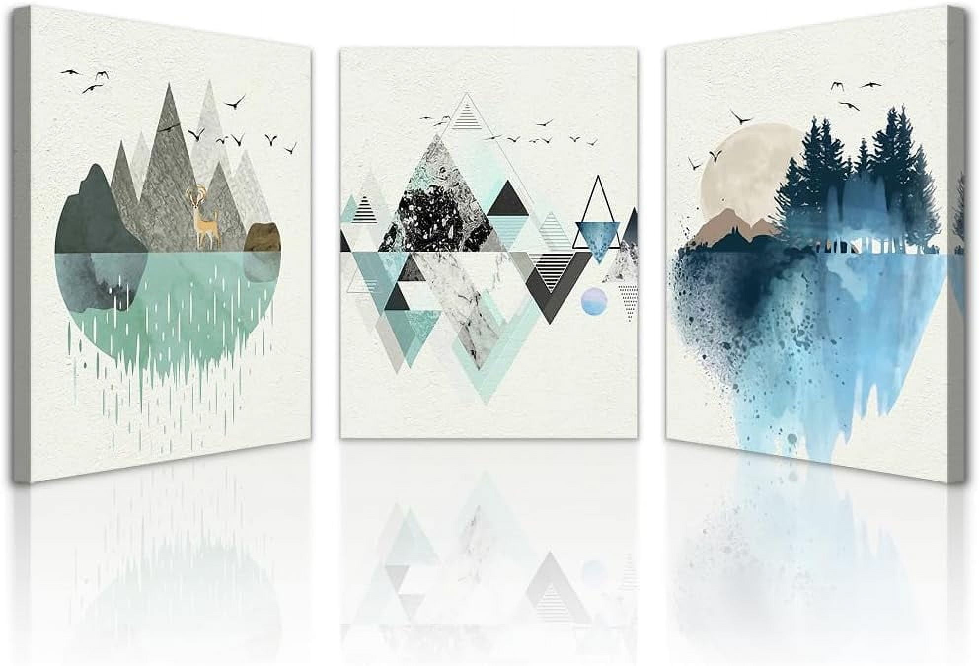 Black Wall Art For Living Room Boho Wall Decor For Bedroom Fashion Wall