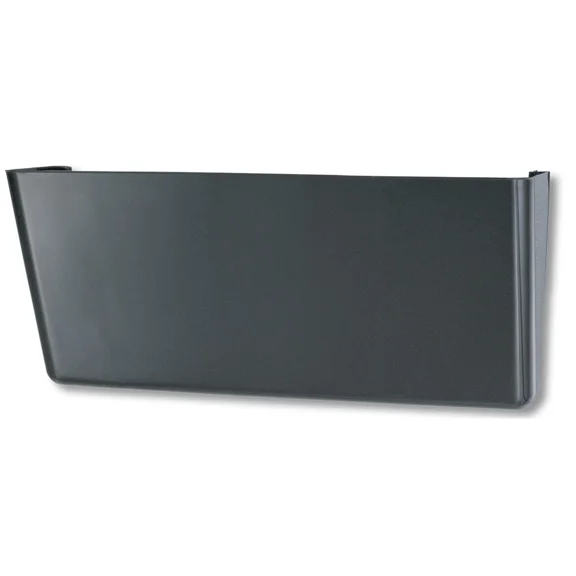 Black Wall File Document Organizer For Letter Legal Size With Mounting Hardware