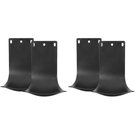 Black Wall Mount Soap Dispenser Drip Tray for Kitchen Bathroom Easy Install 4 Pack