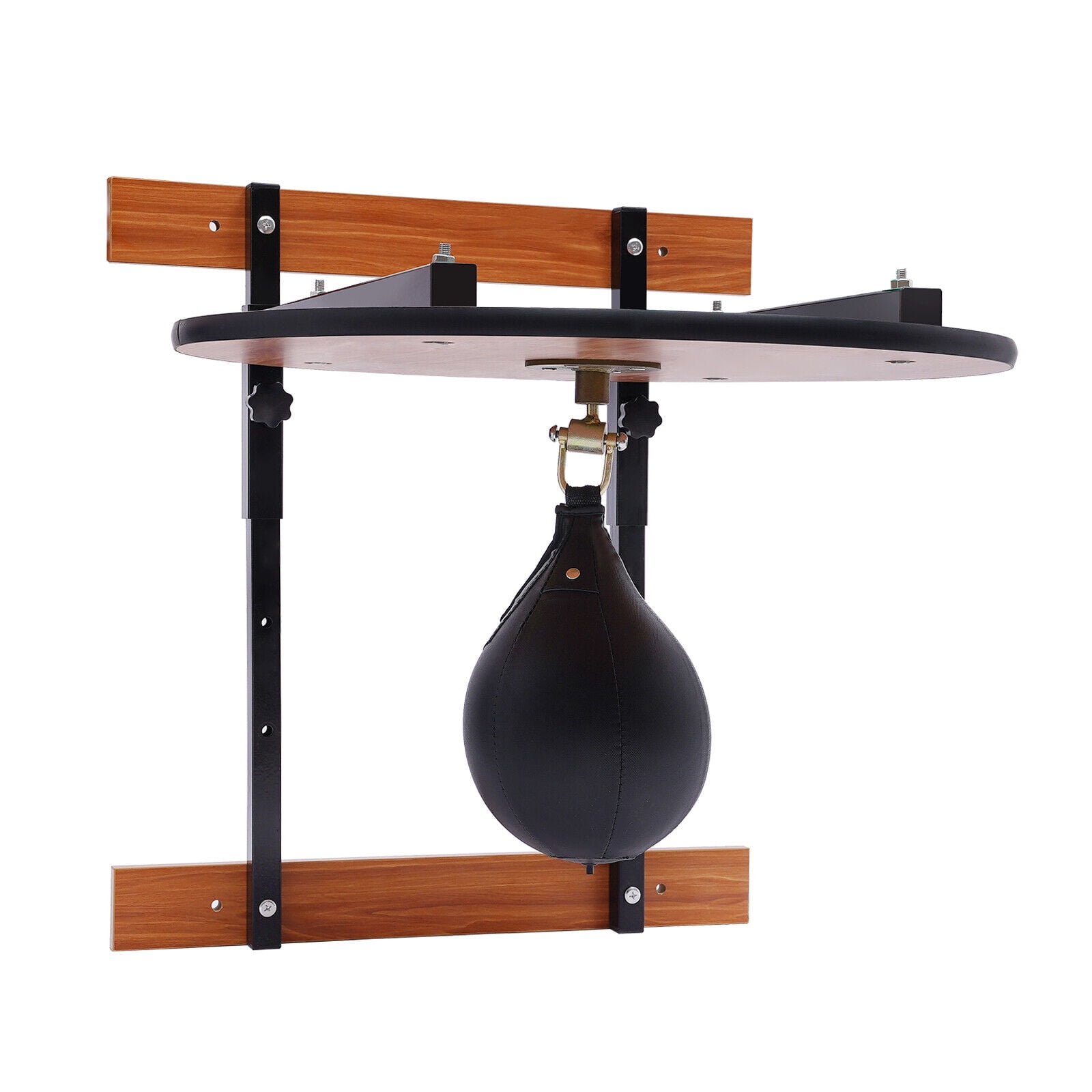 Black WallMounted Adjustable Speed Bag Platform Kit Swivel Punching