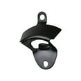 thumbnail image 1 of Black Wall Mounted Bottle Opener Stainless, Vintage Metal Screw on Wall Beer Bottle Cap Opener for Cooler Table - Mounting Hardware Included, 1 of 5