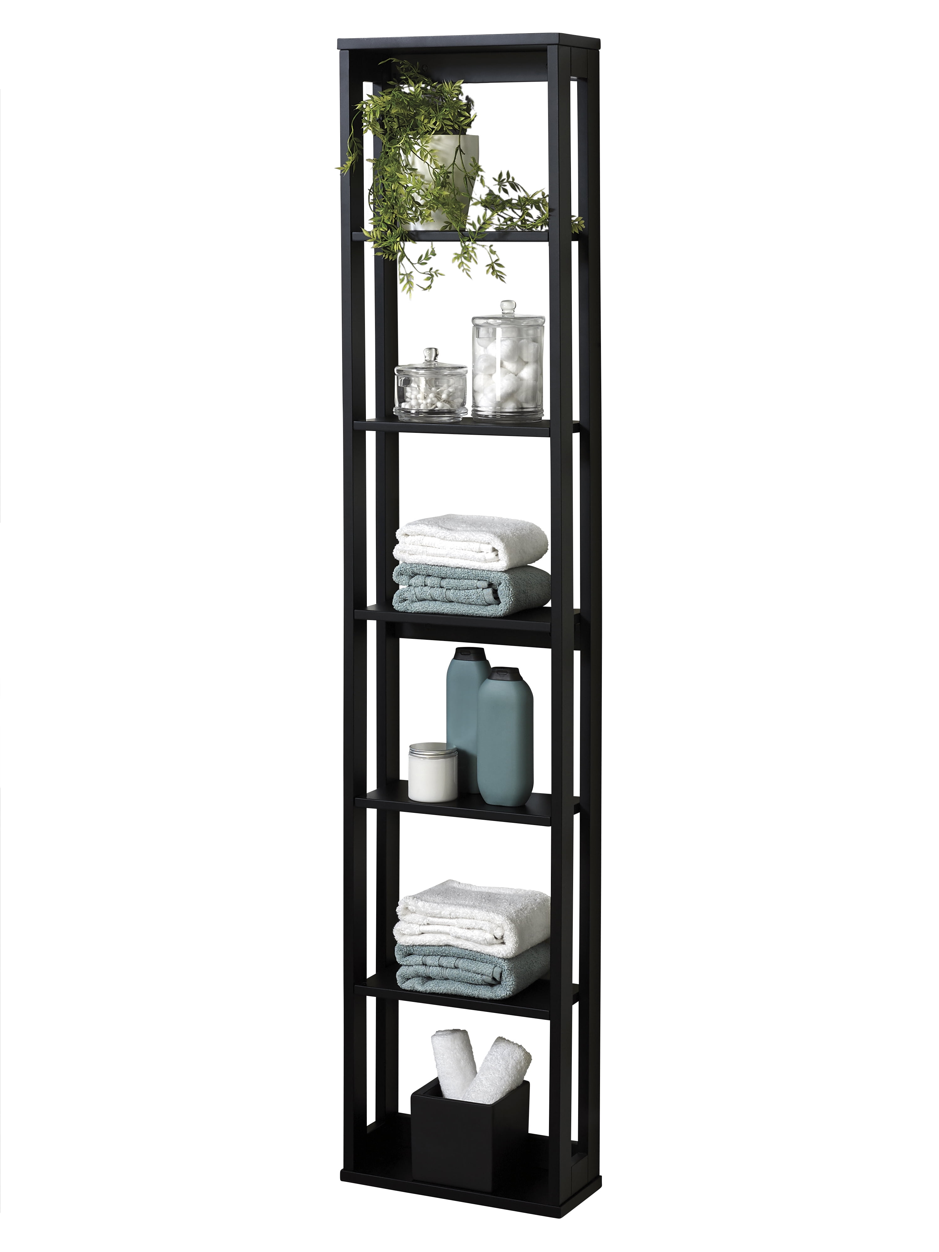 Black wall storage discount