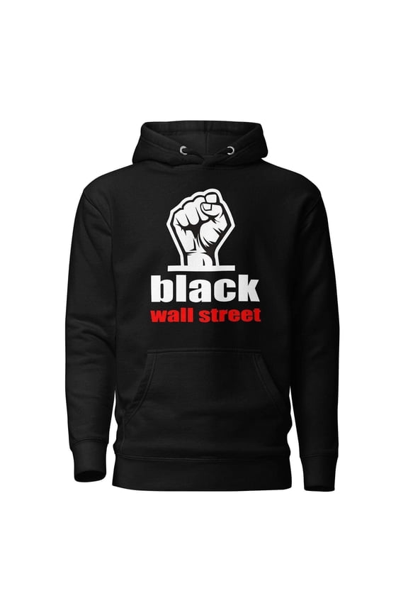 Black Wall Street Fist Pullover Hoodie