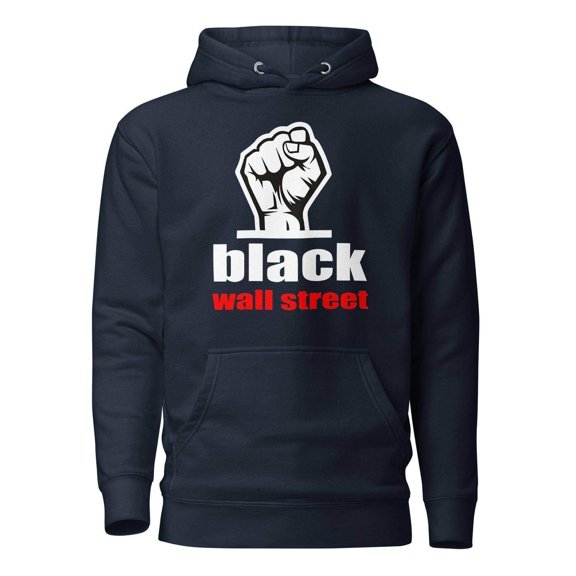 Black Wall Street Fist Pullover Hoodie