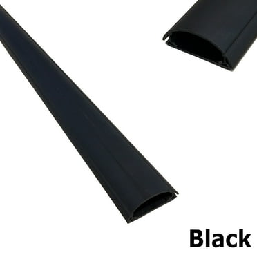 Black WallSaver ChordSavers  Indoor Wire Cord Cover Protector PVC -  Width : 2-1/2" ; Length : 36"