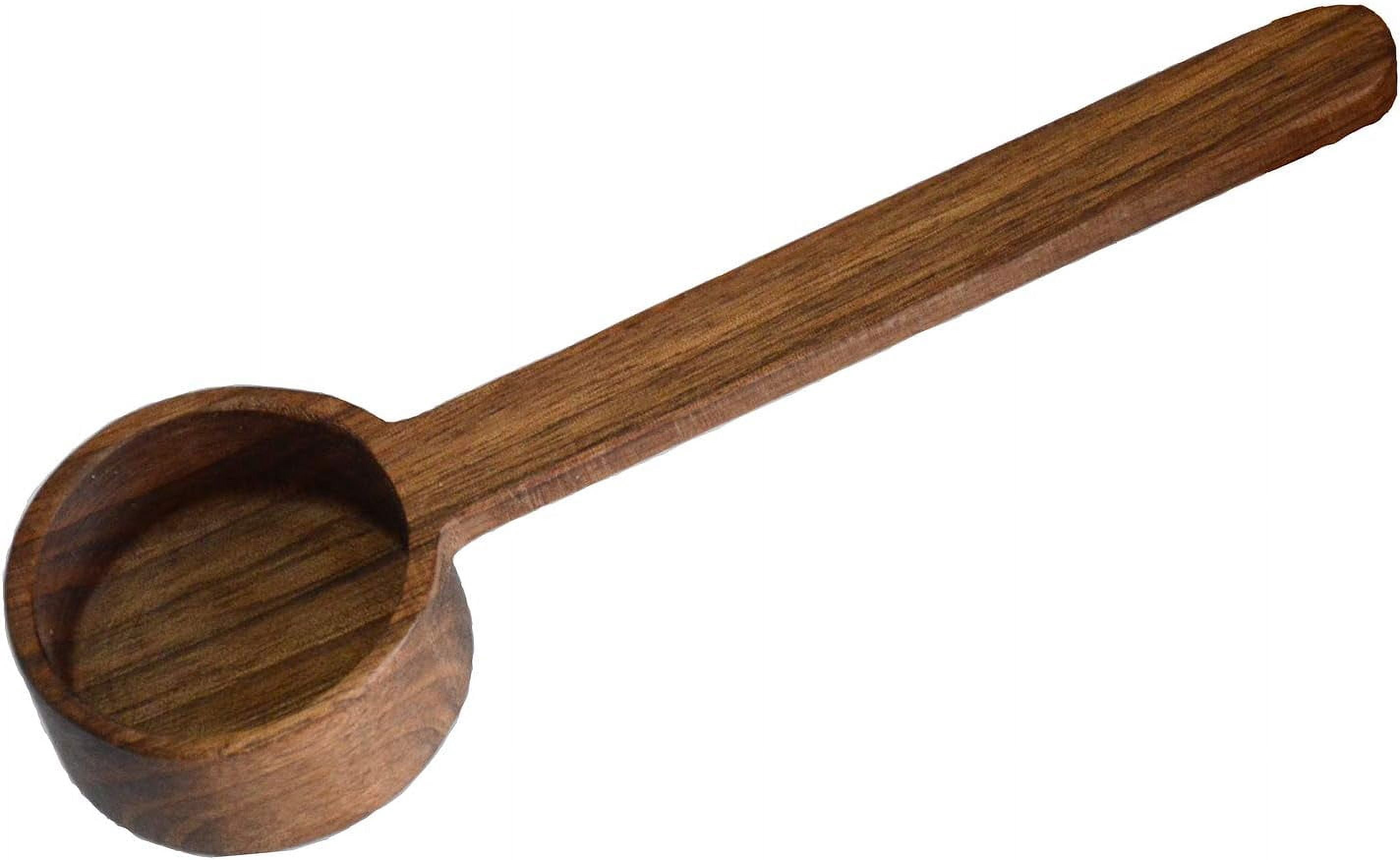 Black Walnut Coffee Scoop 10g, Long Handle Wooden Measuring Spoon ...