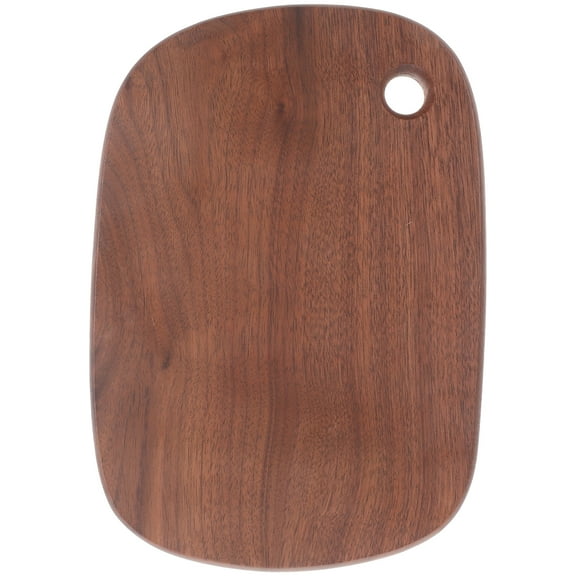 Black Walnut Cutting Board Veggie Tray Wood Outdoors Round Serving Food Mat Durable Wooden