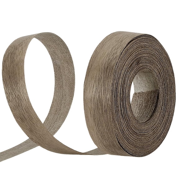 Black Walnut Edge Banding Strip for Cabinet Repairs Furniture Restoration Camel 25x0.5mm 10m/roll