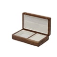 thumbnail image 1 of Black Walnut Jewelry Box Household Clamshell Solid Wood Box Packing Box Light Luxury Jewelry Wood Box Storage Box, 1 of 6