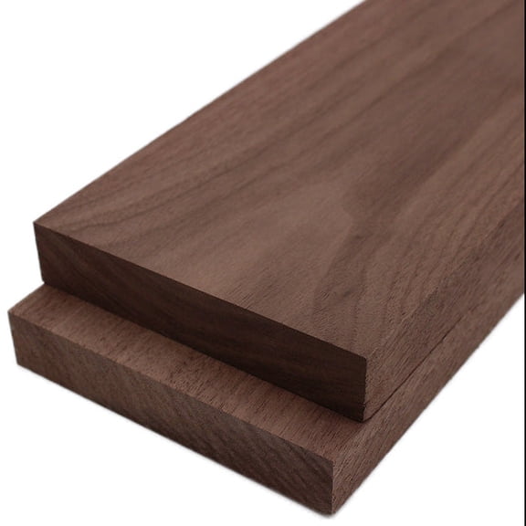 Black Walnut Lumber Board - 3/4" x 4" (2 Pcs)