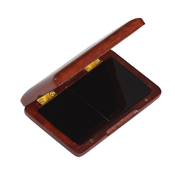 Black Walnut Reed Case for Clarinet Musical Instrument Accessories Dark Red