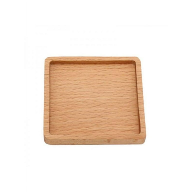 Black Walnut Wood Coasters For Drinks,Natural Non Slip Wooden