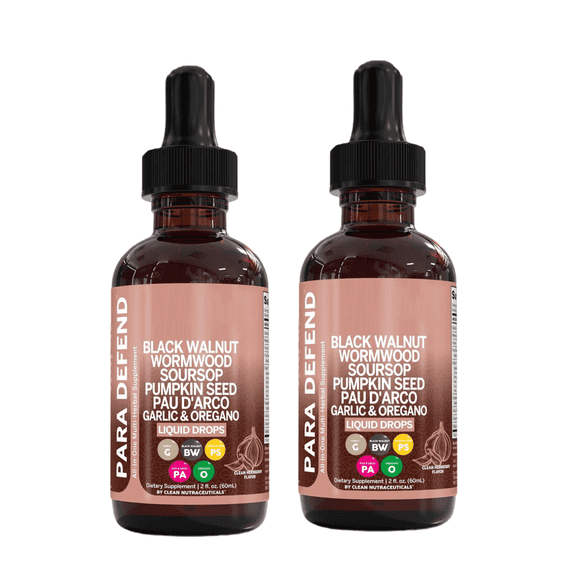Black Walnut Wormwood Cleanse Drops – Herbal Digestive Tincture with Garlic, Turmeric, Berberine & Oregano Oil, Gut & Immune Support for Men & Women