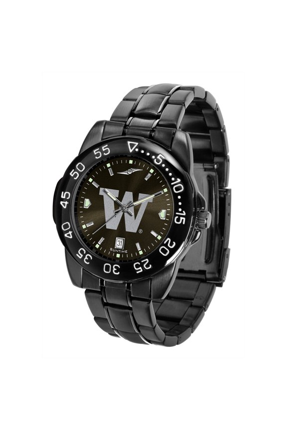 Black Washington Huskies FantomSport Watch