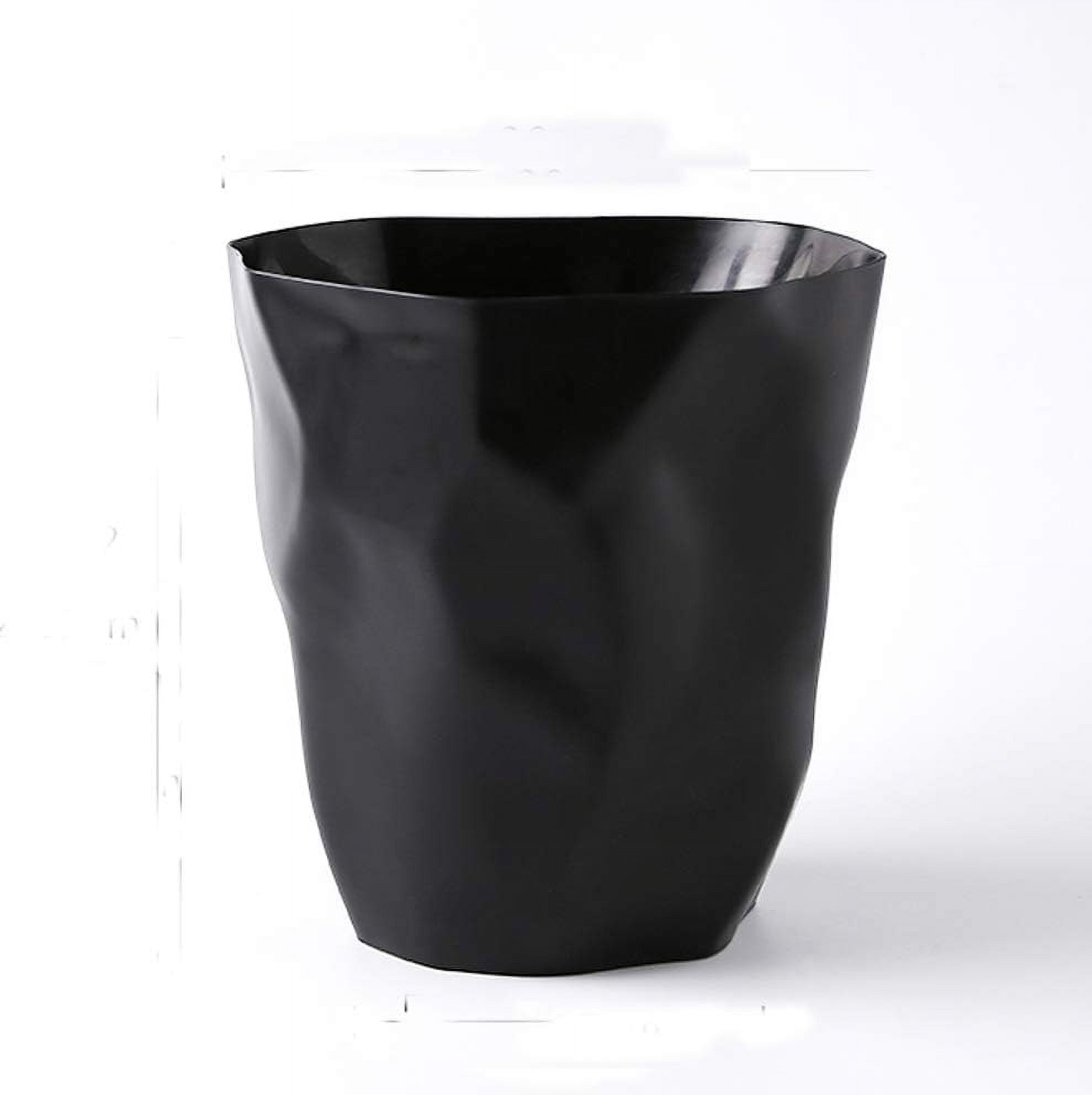 Black Waste Basket For Bathroom