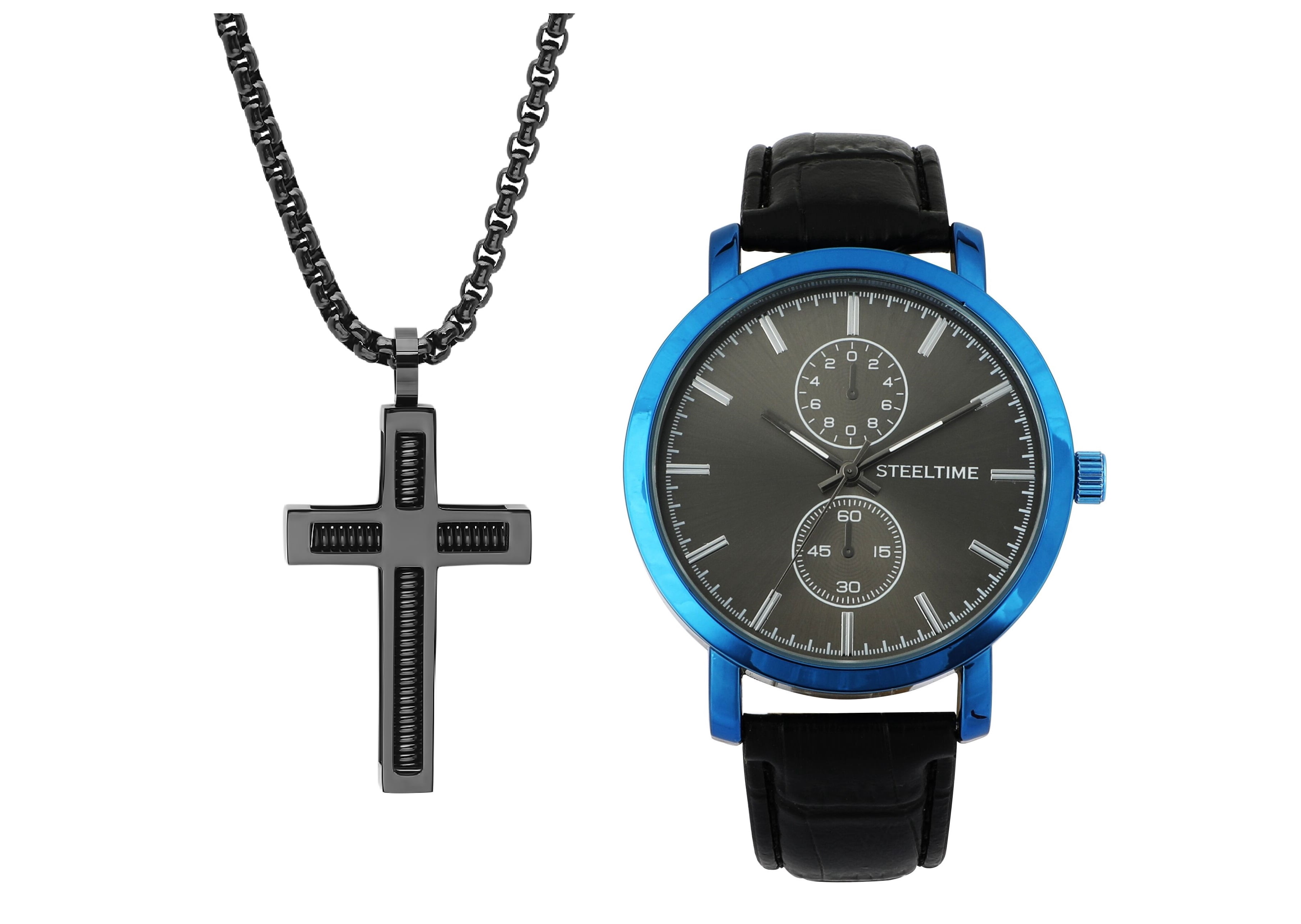 Black Watch/ Pendant Chain Set