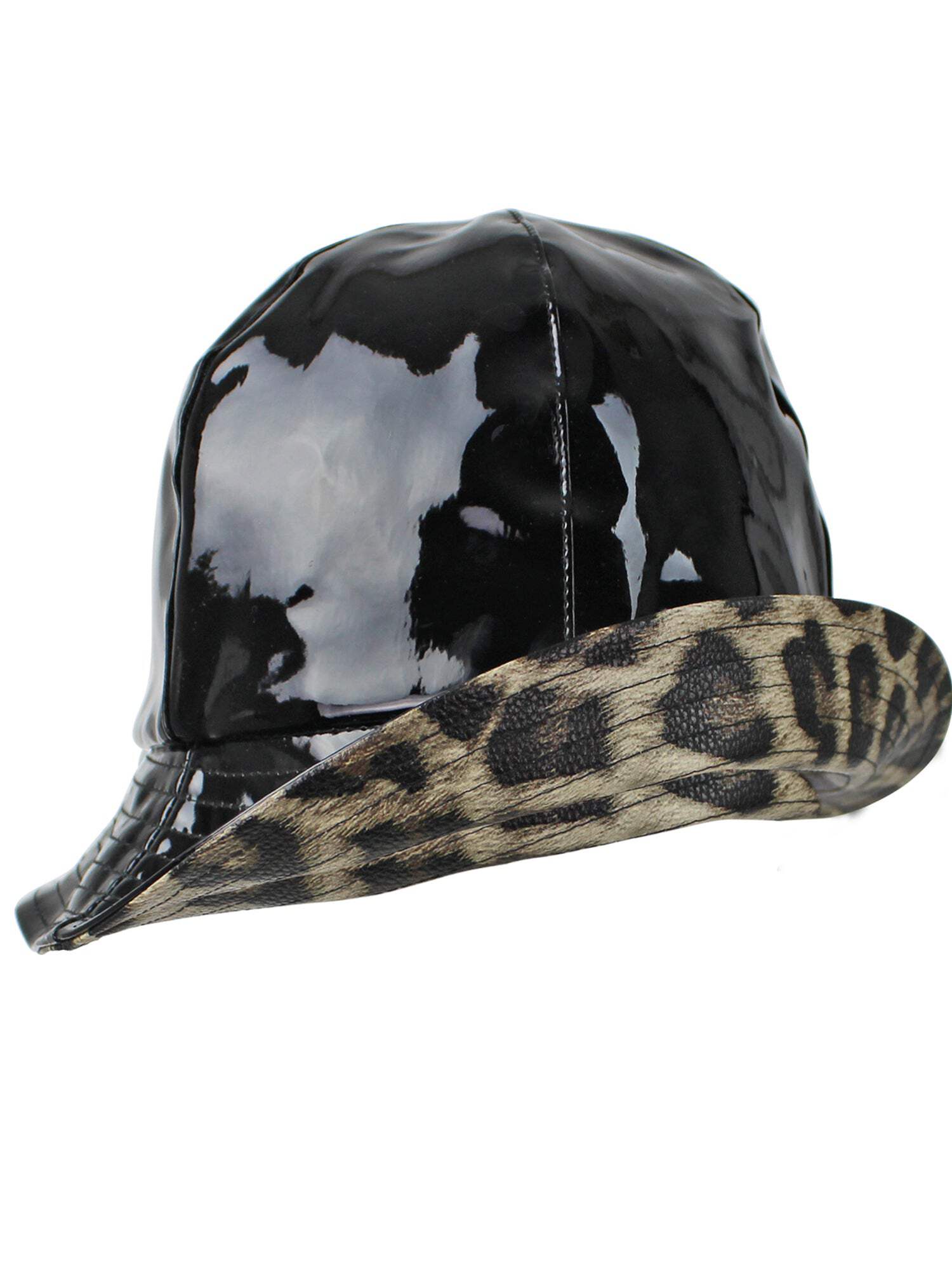 Leopard Trim Black Women\'s Hat Women main image 2