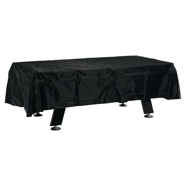 Black WaterResistant Indoor Game Table Cover, 10 feet x 6 feet