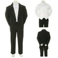 thumbnail image 1 of Black Wedding Formal Tuxedo Tail Suit 4 Baby, Toddler & Boy S M L XL 2T 3T 4T-20, 1 of 5