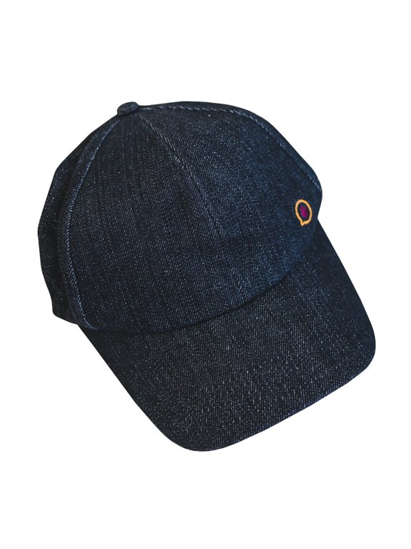 Weighted Baseball Cap, Sensory Hat with Weights, Black Denim, Fits Head Size 22-24