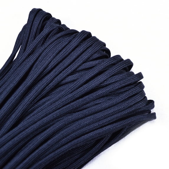 Black Whipmaker Cord - 100 Foot Bundle - 3/16" Nylon Coreless Gutted 550 Paracord