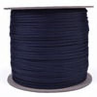Black Whipmaker Cord - 1000 Foot Spool - 3/16" Nylon Coreless Gutted 550 Paracord