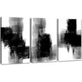 thumbnail image 1 of Black and White Abstract Wall Art Canvas Prints Stretched and Framed Wall Decor 12x16inchx3pcs Abstract Paintings Bedroom Decor Living Room Office Home Decor Modern Artwork Decoration, 1 of 6