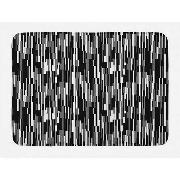 Black And White Bathroom Rugs in Bathroom Rugs & Bath Mats