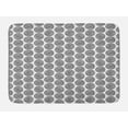 thumbnail image 1 of Black and White Bath Mat, Doodle Graphic Pattern with Circles Pencil Drawn Big Dots Simple Geometric, Plush Bathroom Decor Mat with Non Slip Backing, 29.5" X 17.5", Black White, by Ambesonne, 1 of 2