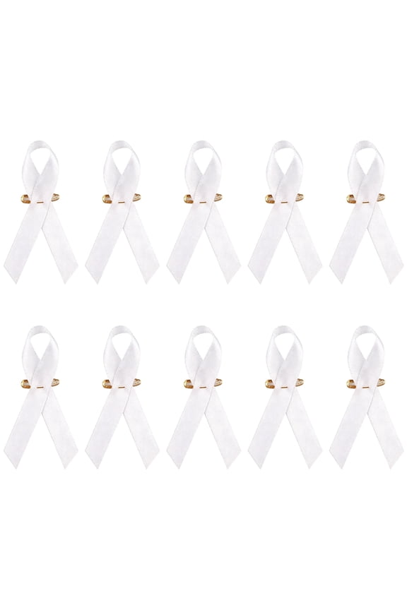 Black White Bow Brooch Pin, Memorial Service Jewelry with Secure Clasp, Elegant Accessory for Formal