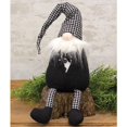 thumbnail image 1 of Black & White Buffalo Check Tuxedo Gnome, 1 of 1