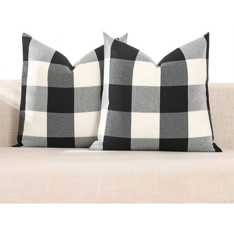 Walmart buffalo plaid pillow sale