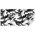 thumbnail image 1 of Black White Camo Digital Shapes Pattern Rectangle Tablecloth 60"x120",Waterproof Polyester Rectangle Table Cloth, Wipeable Spillproof Polyester Tablecloth for Dining, Camping, Indoor and Outdoor, 1 of 6