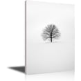 thumbnail image 1 of Black and White Canvas Prints Modern Minimalist Deserts Tree Landscape Wall Art Painting for Living Room Bedroom Decor Office Wall Decor Home Decoration 12x16 inch, 1 of 6