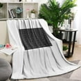 thumbnail image 1 of Black White Cat Moon Butterfly Pattern Blanket,Comfortable Soft Lamb Wool Throw Blanket,All Season,Warm Lightweight Blankets for Sofa Bed Couch Living Room Chair,40"x50", 1 of 4