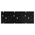 thumbnail image 1 of Black White Cat Moon Star Pattern Kitchen Rug Mat,Kitchen Runner Rugs Non Skid Washable,Decorative Kitchen Floor Mats for Kitchen,Sink,Laundry,17"X47", 1 of 5
