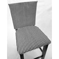 thumbnail image 1 of Black & White Checked Gingham Dining Room Chair Back Covers or Seat Covers by Penny's Needful Things (Both Chair Back & Seat Cover) (20 W x 20 H CHAIR BACK), 1 of 3