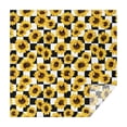 thumbnail image 1 of Black White Checker Sunflower Pattern Square Tablecloth,Waterproof Square Table Cover,Wipeable Spillproof Washable Table Cover for Home Kitchen Party Decor 52"x52"(132x132cm), 1 of 6