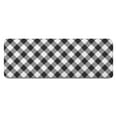 thumbnail image 1 of Black White Checkerboard Checkered Pattern Kitchen Rug Mat,Kitchen Runner Rugs Non Skid Washable,Decorative Kitchen Floor Mats for Kitchen,Sink,Laundry,17"x47.2", 1 of 7