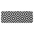 thumbnail image 1 of Black White Checkerboard Checkered Pattern Kitchen Rug Mat,Kitchen Runner Rugs Non Skid Washable,Decorative Kitchen Floor Mats for Kitchen,Sink,Laundry,17"x47.2", 1 of 7