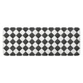 thumbnail image 1 of Black and White Checkerboard Checkered Pattern Kitchen Rug Mat,Kitchen Runner Rugs Non Skid Washable,Decorative Kitchen Floor Mats for Kitchen,Sink,Laundry,17"x47.2", 1 of 7