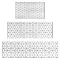 thumbnail image 1 of Black White Checkerboard Checkered Pattern Kitchen Rugs Sets Of 3,Kitchen Runner Rugs Non Skid Washable,Decorative Kitchen Floor Mats for Kitchen,Sink,Laundry,17"x30"+ 17"x47" + 17"x59", 1 of 6
