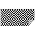 thumbnail image 1 of Black White Checkerboard Checkered Pattern Rectangle Tablecloth 60"x120",Waterproof Polyester Rectangle Table Cloth, Wipeable Spillproof Polyester Tablecloth for Dining, Camping, Indoor and Outdoor, 1 of 5