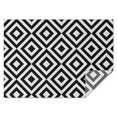 thumbnail image 1 of Black White Checkerboard Checkered Pattern Rectangle Tablecloth 60"x84",Waterproof Polyester Rectangle Table Cloth, Wipeable Spillproof Polyester Tablecloth for Dining, Camping, Indoor and Outdoor, 1 of 5