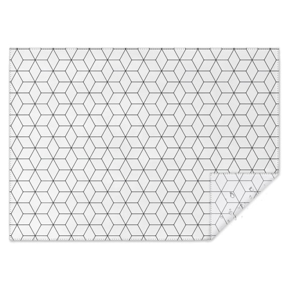Black White Checkerboard Checkered Pattern Rectangle Tablecloth 60"x84",Waterproof Polyester Rectangle Table Cloth, Wipeable Spillproof Polyester Tablecloth for Dining, Camping, Indoor and Outdoor