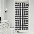 thumbnail image 1 of Black and White Checkerboard Checkered Pattern Shower Curtain 36"x72" ,Bathroom Decorative Shower Curtains Set with 12 Hooks,Modern Waterproof Washable Shower Curtain, 1 of 6