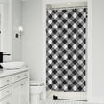 thumbnail image 1 of Black White Checkerboard Checkered Pattern Shower Curtain 36"x72" ,Bathroom Decorative Shower Curtains Set with 12 Hooks,Modern Waterproof Washable Shower Curtain, 1 of 6
