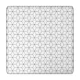 thumbnail image 1 of Black White Checkerboard Checkered Pattern Square Fitted Tablecloth with Elastic Edge,Square Table Cover,Washable Elastic Table Cover for Home Kitchen Party Decor 34"x34", 1 of 6
